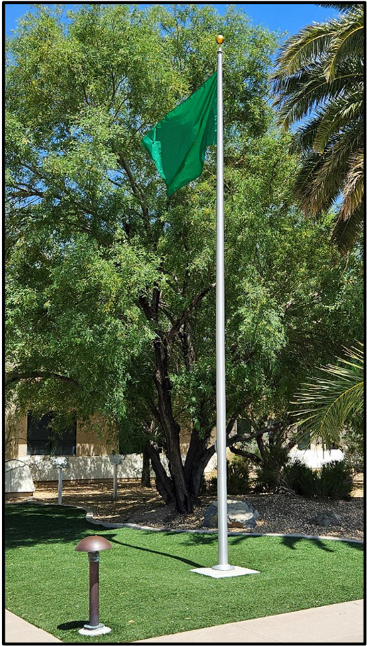 Bldg 15 flag Bldg 15 flag